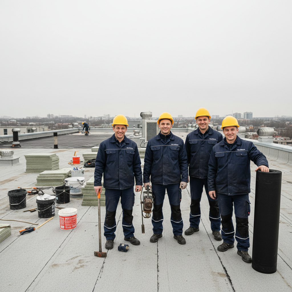 Roof Repair PHD team